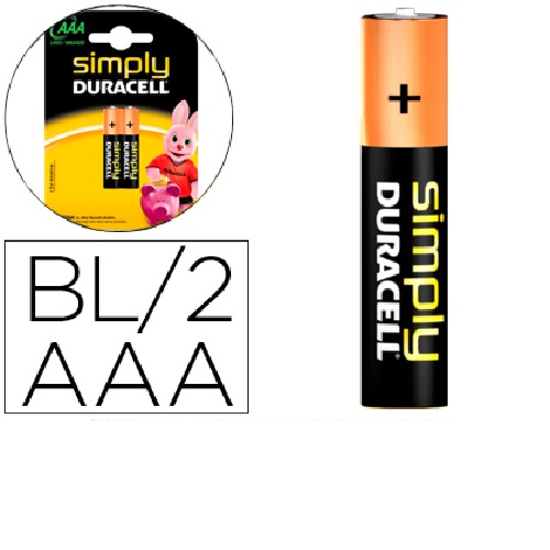 Pilha alcalina Simply