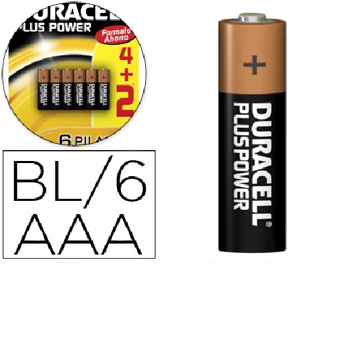 Pilha alcalina Plus Power