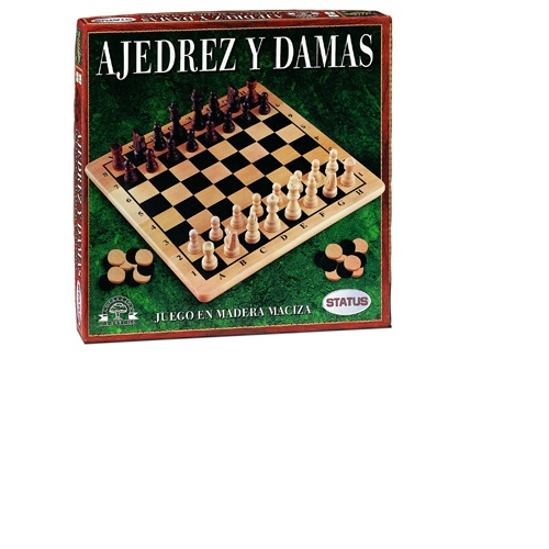 Xadrez-Damas madeira