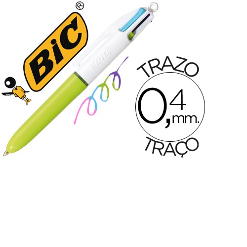 Esferográfica 4 cores mini