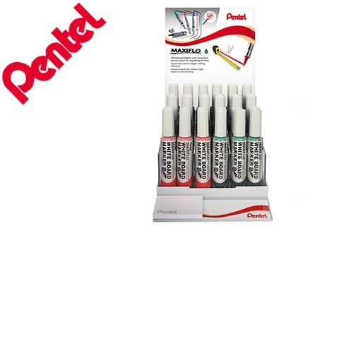 Marcador MWL5M Maxiflo quadro branco, Expositor com 36 unidades