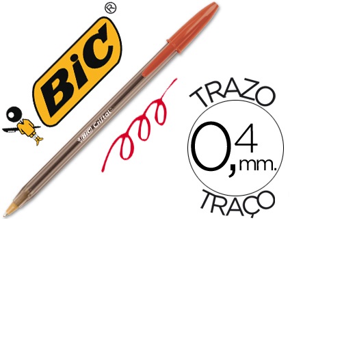 Esferográfica Bic Cristal, Vermelho